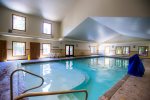 Lots of natural light with the indoor pool
